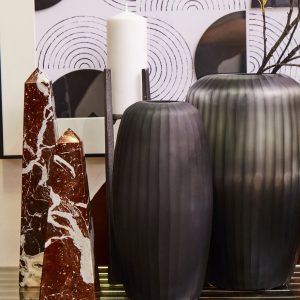 Selva Large Red Marble Obelisk