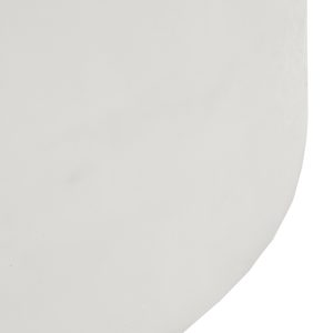 Sinfonia White Marble Console Table