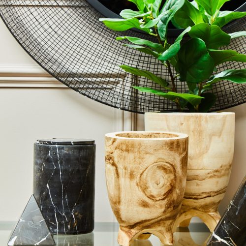 Arborea Small Natural Wooden Planter