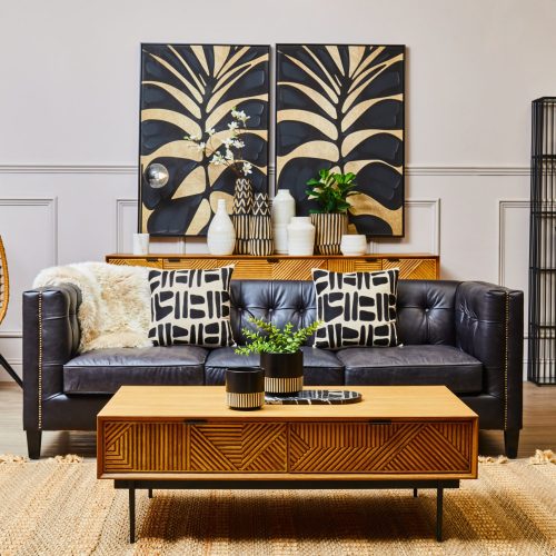 Lucente Wood Bead Chandelier