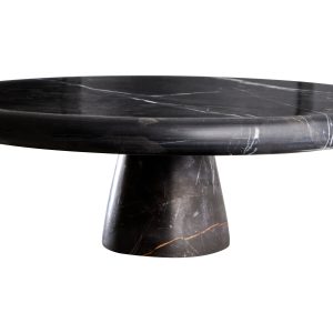 Marmo Black and Gold Marble Cake Stand