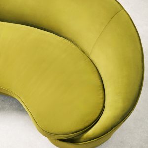 Havenelle Three Seat Olive Velvet Sofa