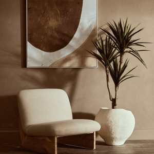 Kyra Goat Leather Stool