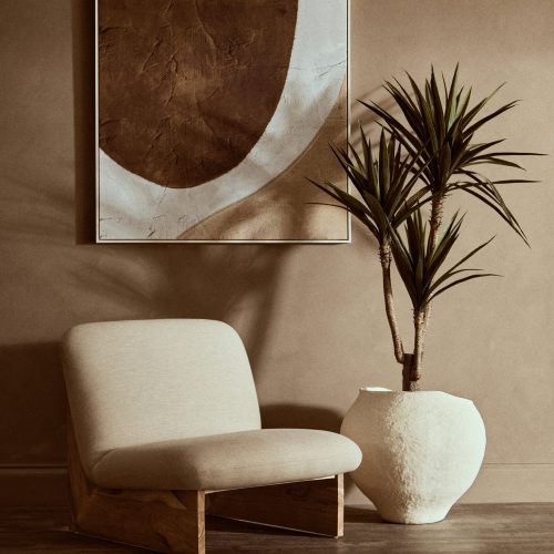 Kyra Goat Leather Stool