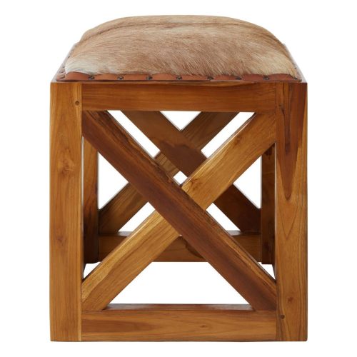 Kyra Goat Leather Stool
