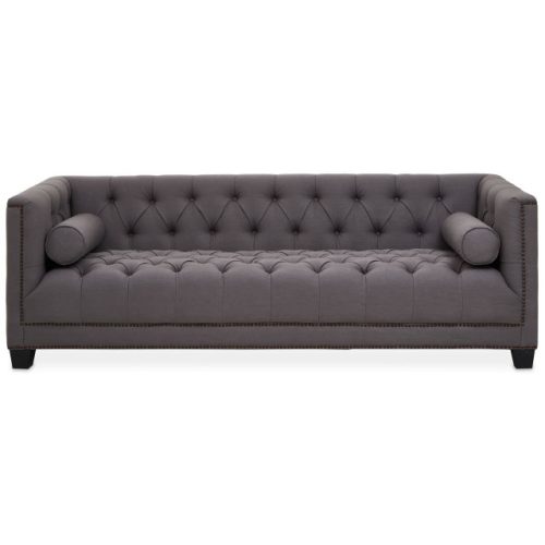 Sable 3 Seat Grey Fabric Sofa