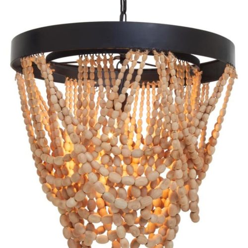 Lucente Wood Bead Chandelier Lucente Wood Bead Chandelier