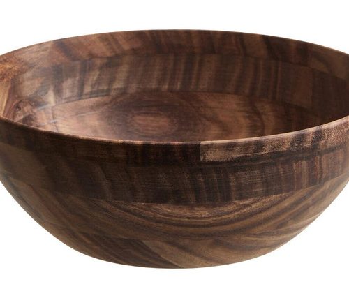 Rapallo Large Round Sheesham Wood Salad Bowl Rapallo Large Round Sheesham Wood Salad Bowl