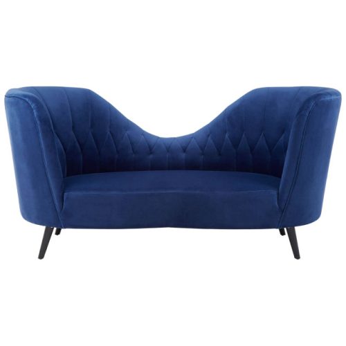 Montelago Midnight Velvet Chaise