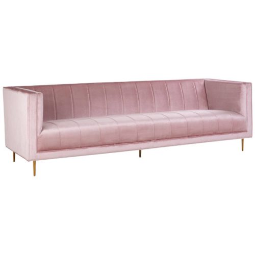 Ondina 3 Seat Pink Sofa