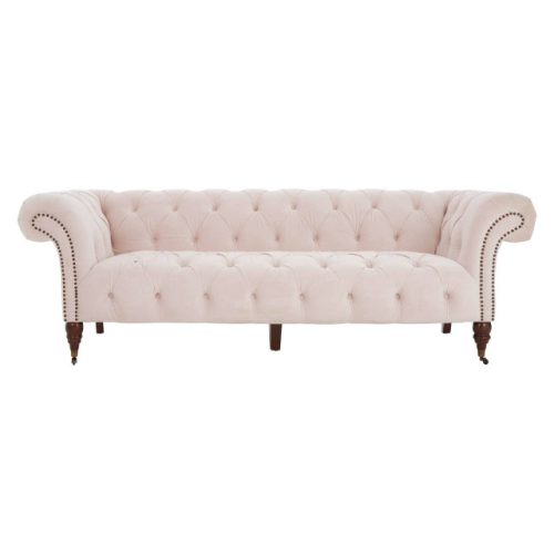 Sirmione 3 Seat Blossom Fabric Chesterfield Sofa